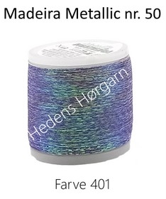 Madeira Metallic nr. 50 farve 401 blå